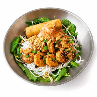 Honey Lemongrass Shrimp Vermicelli Bowl
